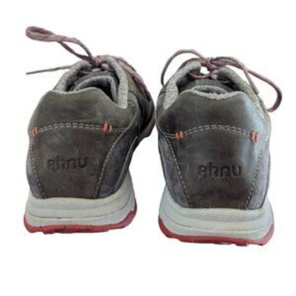 Womens Ahnu Teva Sugar Venture Taupe Leather Hiking Sneakers Shoes Size 7.5 - Picture 3 of 4